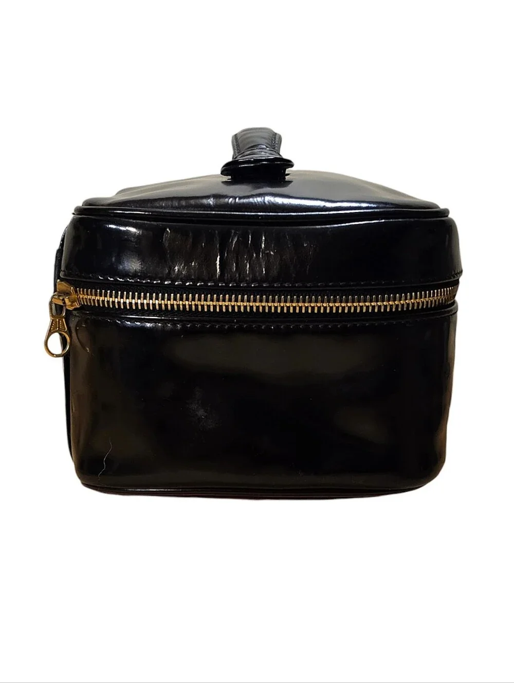 CHANEL PATENT LEATHER VANITY CASE